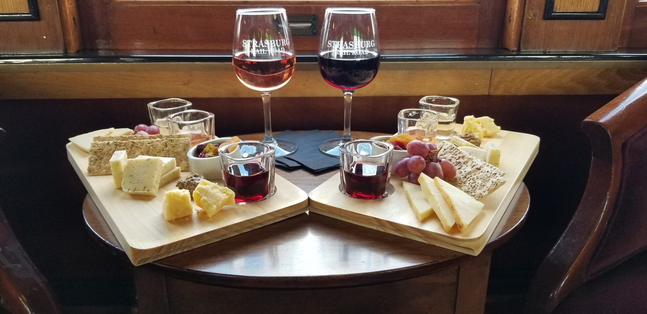 Wine & Cheese Train Rides